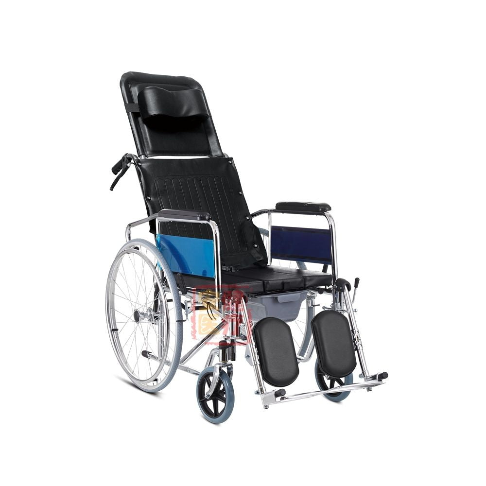 Multi-purpose Orthopedic Devices Cerebral Palsy Wheelchair Reclining Commode Wheelchair for Disabled