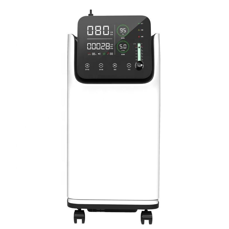 1-5L Adjustable High Flow Oxygen Concentrator 5L Home Hospital Mobile Oxygen Machine With Nebulization Function