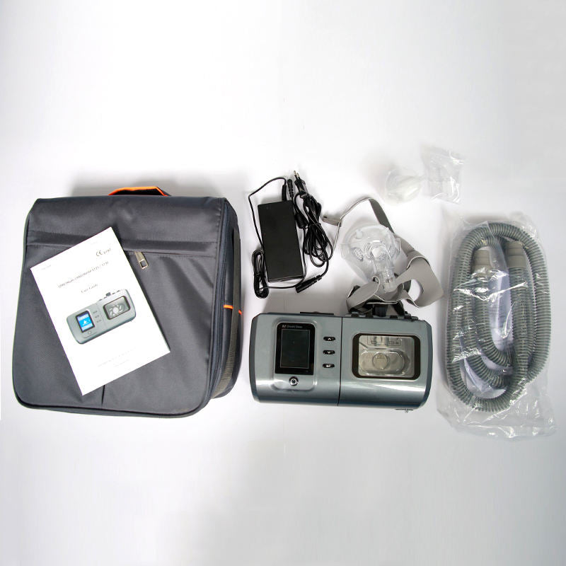 Portable Auto BIPAP CPAP Machine with 3.5 Inch Screen Series Humidifier for Home Care and Travel Sleep Apnea Monitor