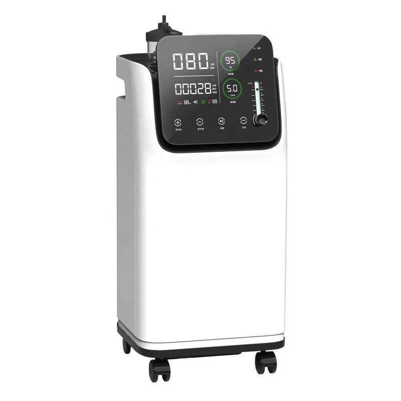 1-5L Adjustable High Flow Oxygen Concentrator 5L Home Hospital Mobile Oxygen Machine With Nebulization Function